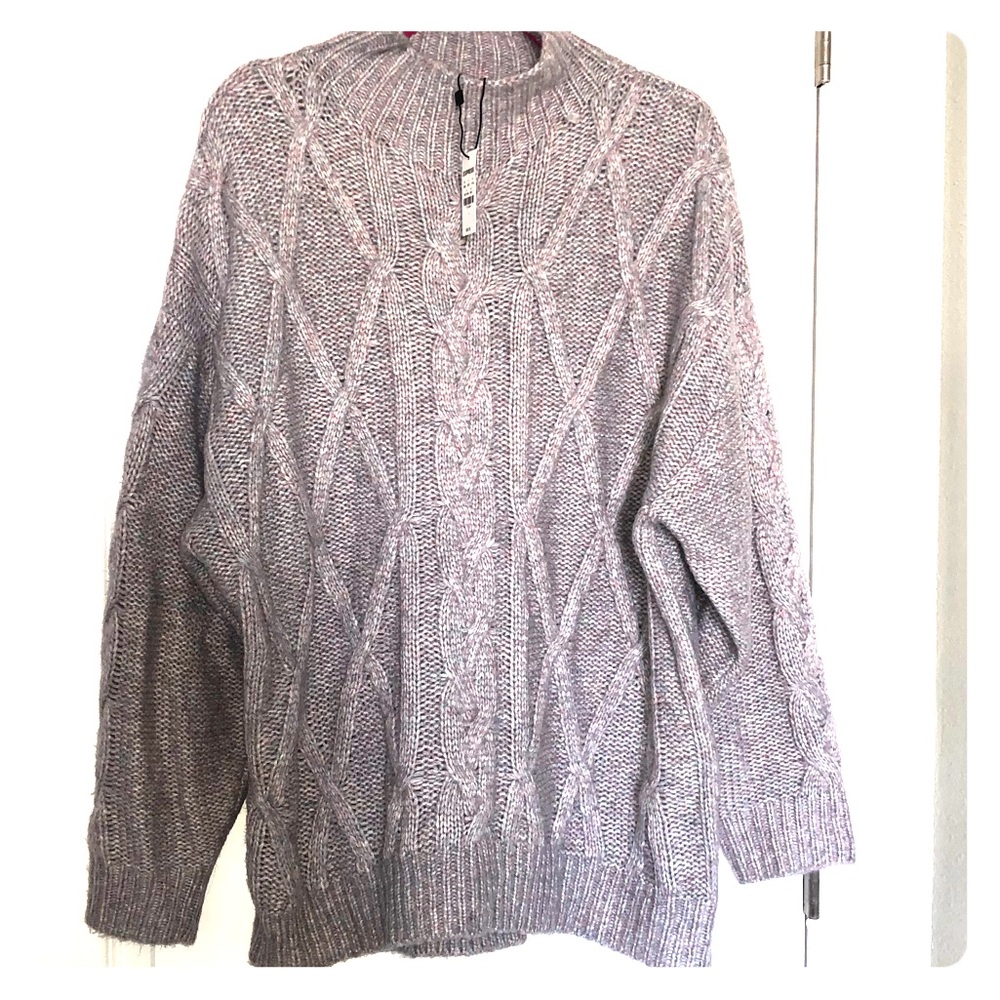 NWT Express soft cable knit sweater